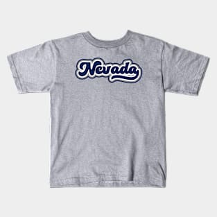 Retro Nevada Script Kids T-Shirt